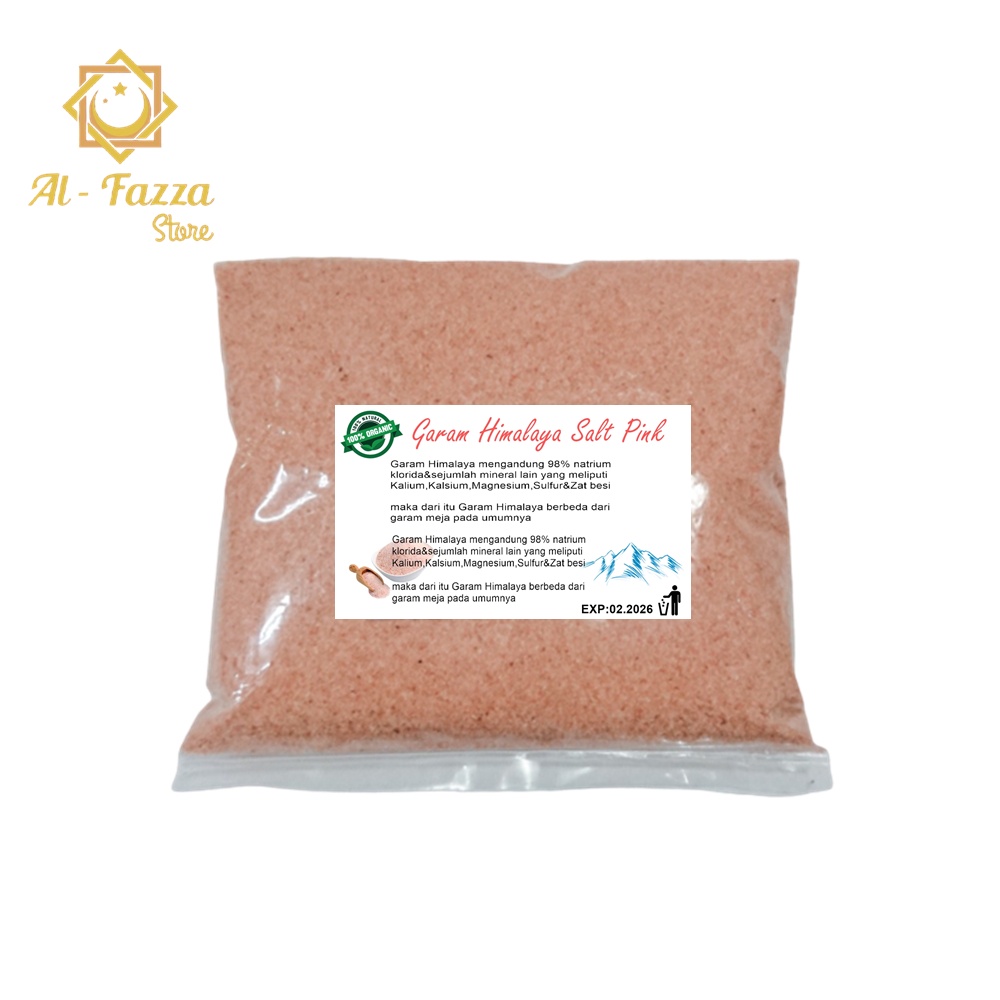 Garam Himalaya 500gr - Himalayan Pink Salt Organic