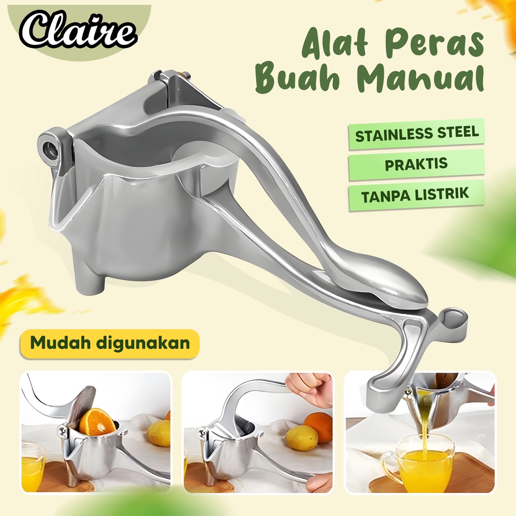 ALAT PERAS MANUAL JERUK NIPIS LEMON / ALAT PERAS MANUAL STAINLESS STEEL