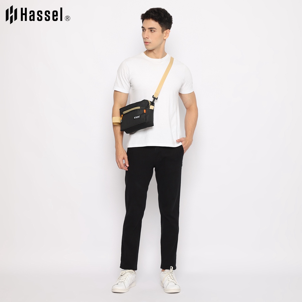 Tas Selempang HASSEL POUCH / Tas Waistbag Pria / Tas Selempang Pria Wanita / Tas Handbag - Hijau