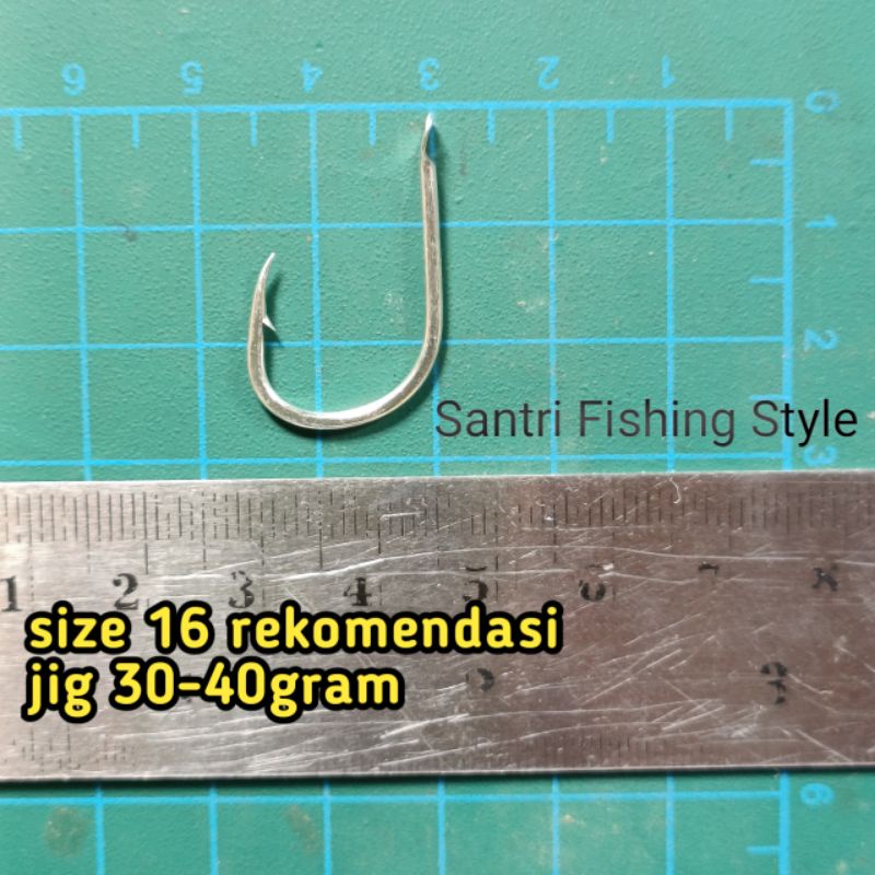 Kail Pancing Iseama hoks|Kail Assist hoks Putih tahan karat eceran kail jig kail pancingan