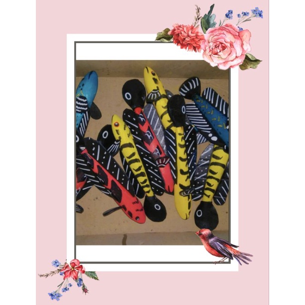 patung penghoda ikan chana(red barito)