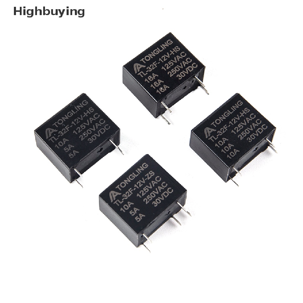 Hbid JZC-32F 5V 12V 24V Power Relays JZC-32F-005-ZS3 JZC-32F-012-ZS3 JZC-32F-024-ZS3 10A 250VAC 4PIN Glory