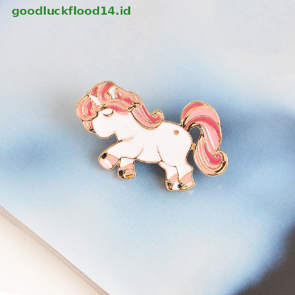 [GOOGFOUR] 1 Pc Kuda Pony Enamel Pin Bros Pin Up Perhiasan Gadis Kecil Hadiah Kekasih Kuda [TOP]