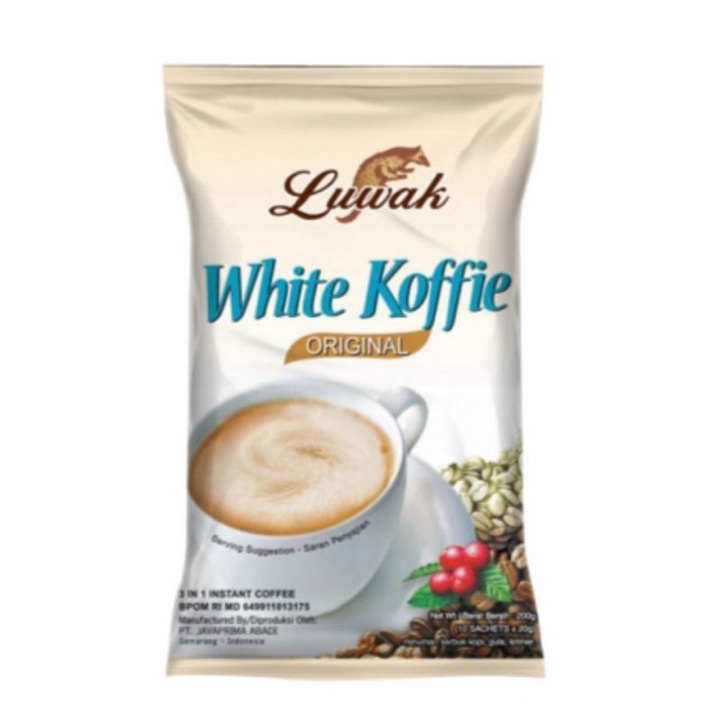 

kopi/kopi sachet/pikopi/luwak white coffe