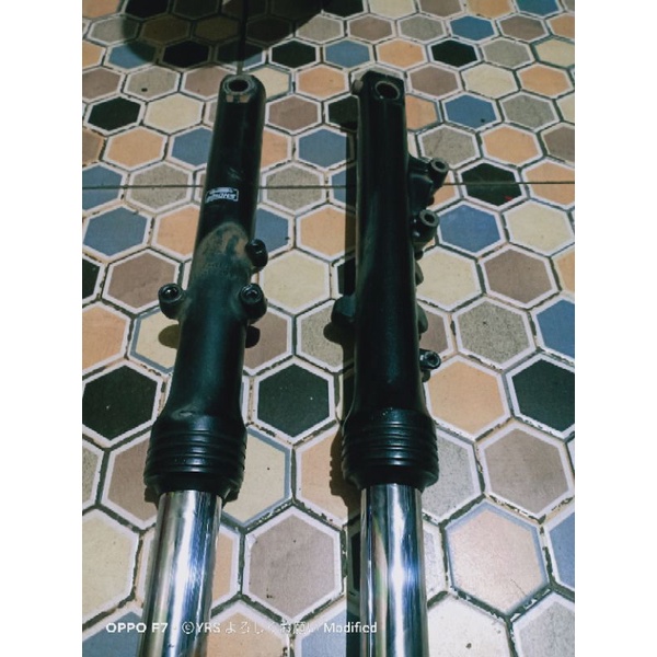 Sok depan Ninja RR  Shock depan ninja Rr  Ori second layak pakai tdk rembes