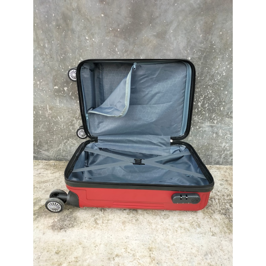 Koper 18 inch Polo 032 ukuran cabin - kabin - koper fiber - koper import - koper murah