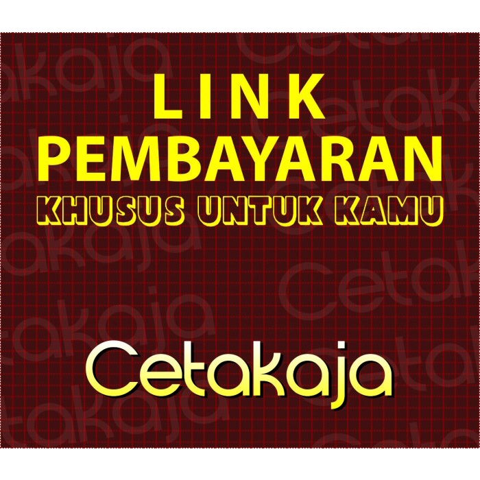 

Link Pembayarn 11 - Cetakaja