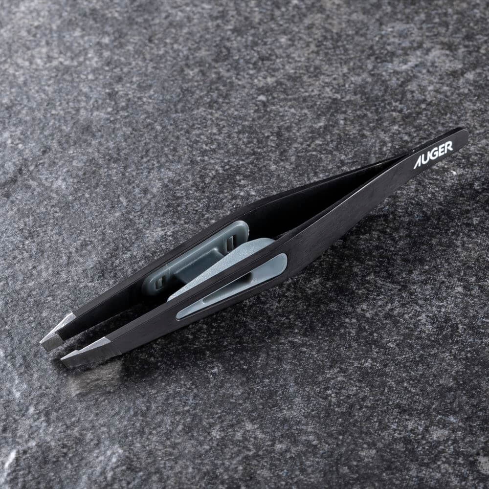 KAI Japan AUGER Series Slanted Tweezer Pinset