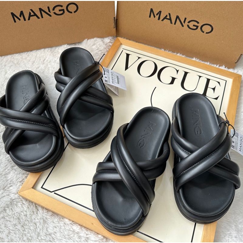 MNG padded sandals