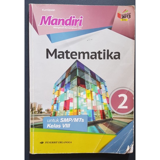 buku Matematika 2 Mandiri Erlangga