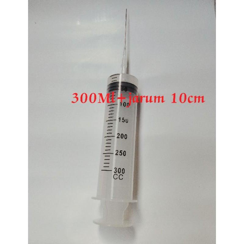 Suntikan jumbo Suntikan besar 300ml penakar hidroponik spuit Syringe selang jarum Suntikan BESAR 200 ML 300 CC