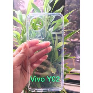 BAGUS!! Case Bening Vivo Y02 Y02T Y02s Y16 Y22 Y35 Y36 5G 4G Y15 Y15s Y01 Y75 T1 T1Pro Softcase Putih Transparan/Silikon Casing Belakang Super Thin Protecth-Ada Pelindung Kamera(Lensa Camera)/Soft Protection Anti Jamur S Y s 4G 5G PRO Plastik Karet CLEAR