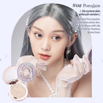 FlowerKnows Unicorn Series Embossed Pressed Setting Powder Makeup Powder 6g