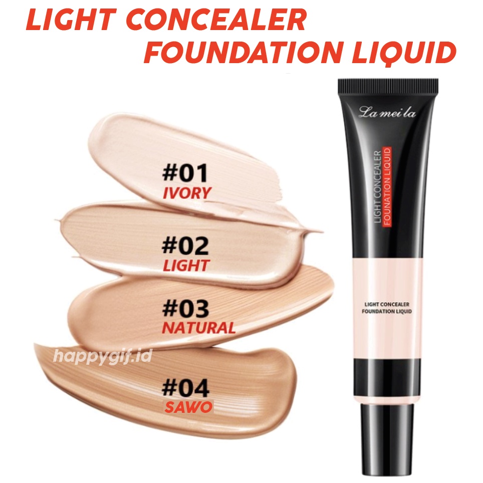 LAMEILA Liquid Foundation Light Concealer Natural Clear LA028 3085