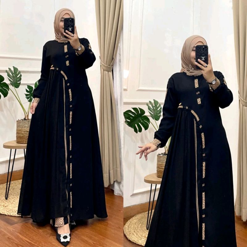 Aulia dress gamis premium murah