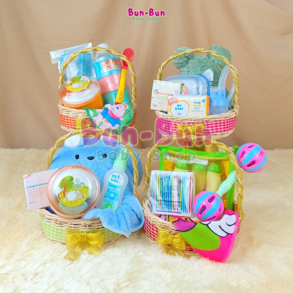 Hampers Bayi Hamper Baby New Born Unisex Boy Girl Kado Lahiran Hadiah Sambang Gift Set Parcel Parsel Newborn Laki Perempuan Perlengkapan Baru Lahir Peralatan Baju Anak Balita Bunbunbabyshop