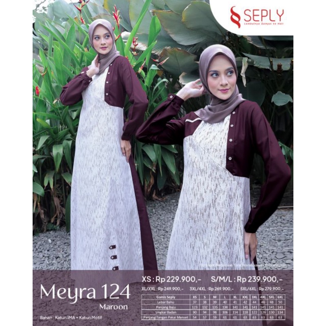 SEPLY MEYRA 124 (BLACK, MAROON)