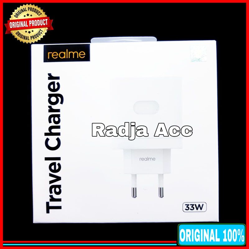 Charger Realme 33 Watt ORIGINAL 100% DART CHARGE Type C