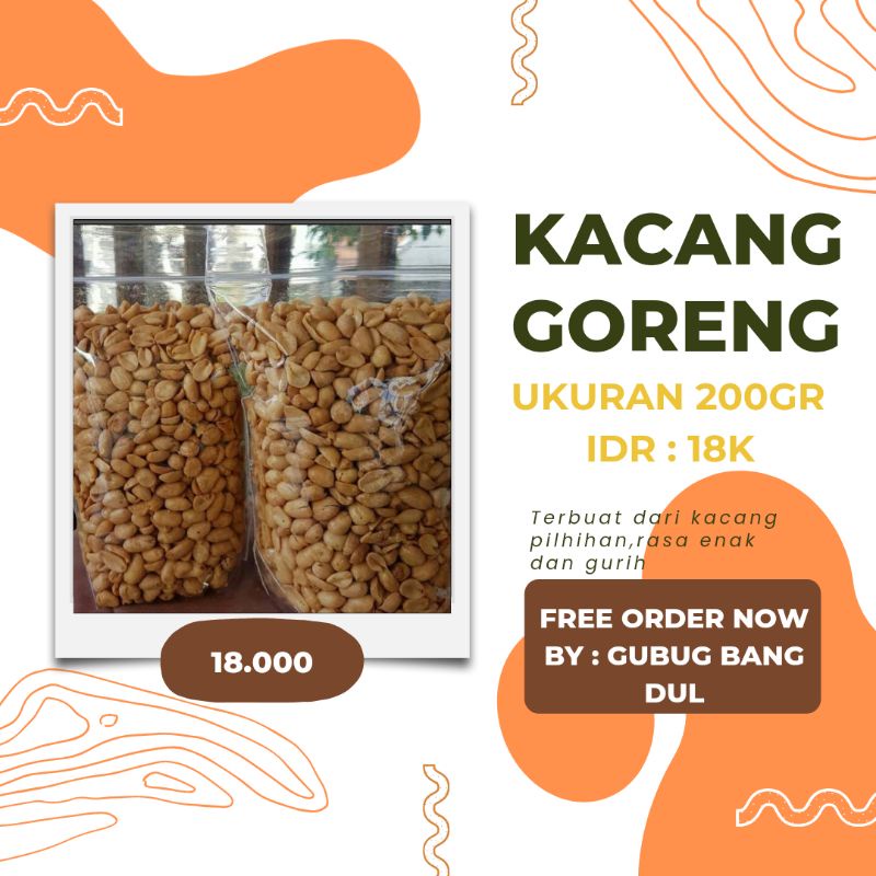 

kacang goreng siap santap