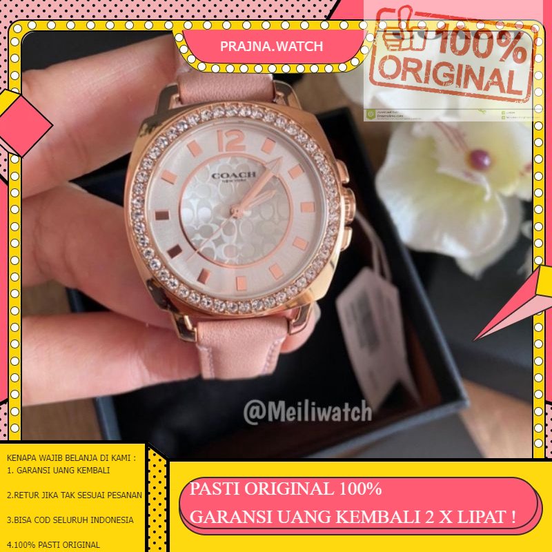 ORIGINAL JAM TANGAN WANITA CEWEK COACH WANITA ANTI AIR KULIT ORIGINAL ORI 100% TERBARU
 14503151