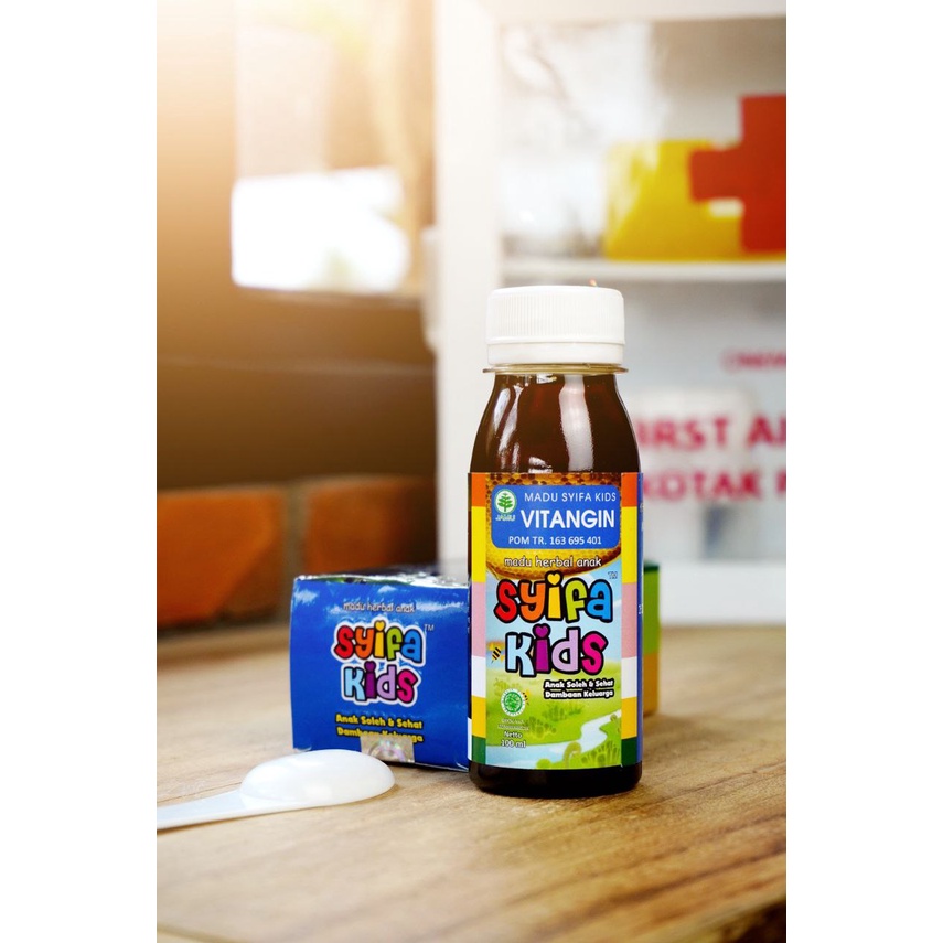 

SYIFA KIDS VITANGIN Madu Anak Masuk Angin Redakan Masuk Angin 100 ml