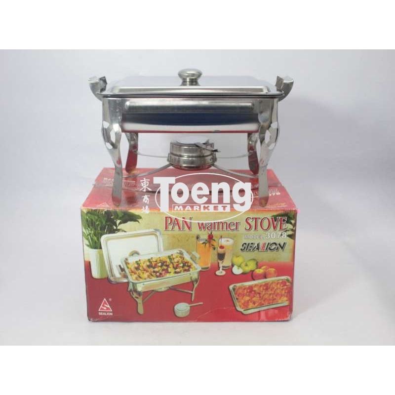 PAN WARMER STOVE S/S SL / WADAH TEMPAT MAKANAN KATERING