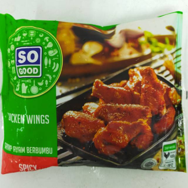 

So Good Chicken Wings 400gr Instant Sameday Ready Poris