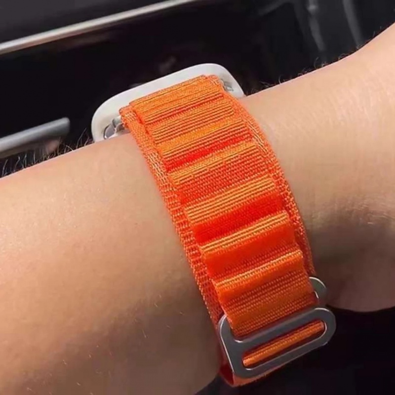 Alpine Loop Nylon Tali Strap Apple Watch Iwatch Ultra Breathable Tali Jam Tangan Model Terbaru