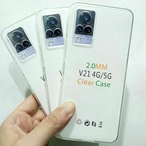 TEBAL!! Softcase SIMPLE Bening TPU VIVO V27 V27e V25 V25e V25Pro V23 V23E V21-4G V21-5G V20 V19 V17 PRO V15 V11 V11i V9 Silicone Clear Heavy Case Soft Thick HD Casing Glossy Murah Tapi Bagus CAMERA Putih Transparant Transparent Kondom Karet Plastik E S 5G