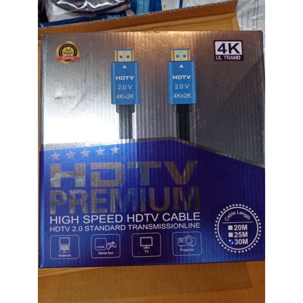 kabel hdmi 4K 3D v2.0 high 30 meter