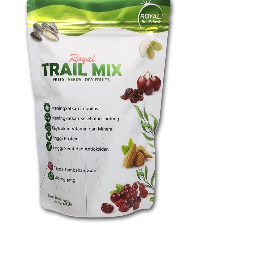 

➤ ROYAL ROASTED/TRAIL Mix FRUITS, NUTS and SEEDS 500 Gr ✺