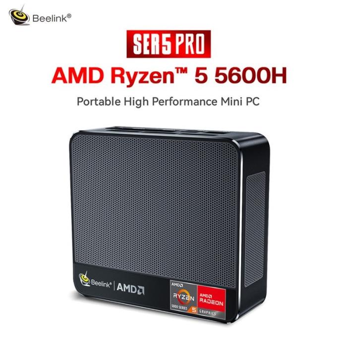 Beelink SER5 Mini PC AMD Ryzen5 5600H 16/500GB SSD NVMe Windows 11 Pro