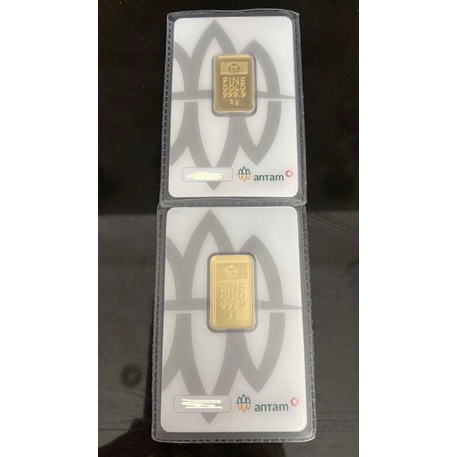 emas logam mulia LM antam 5 gram certieye 30/01/23