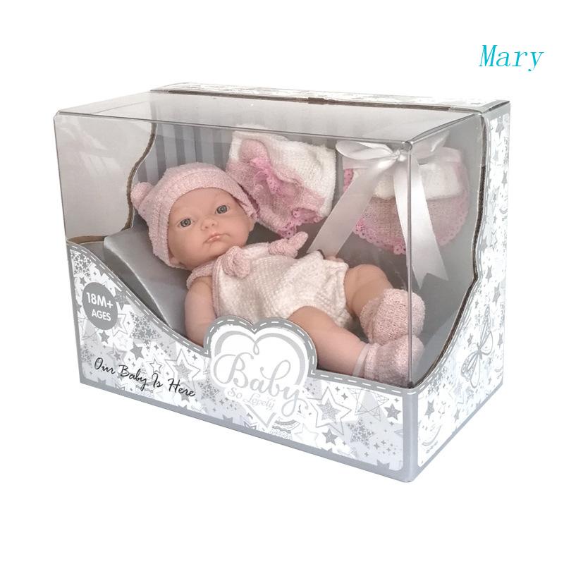 Mary 25cm Mini Tidur Untuk Boneka Untuk w/Lovely Face Eyes-opened Soft Toy Baby Party