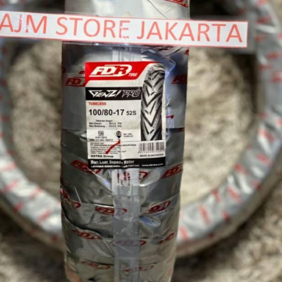 FDR Genzi Pro 100/80-17 Tubeless..