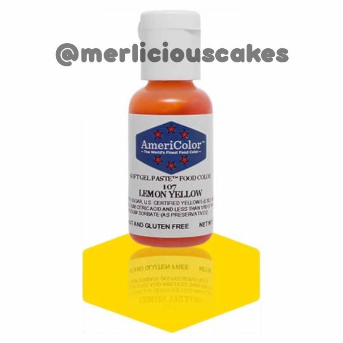 

Americolor 0,75 Oz Soft Gel Paste Lemon Yellow