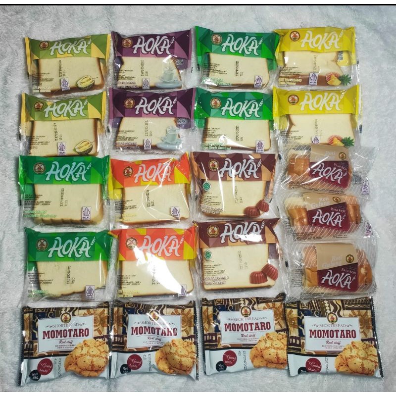 ROTI AOKA Panggang All Varian 65gr Roti Viral AOKA ini bukan ROTI TAWAR Sari roti atau Basreng