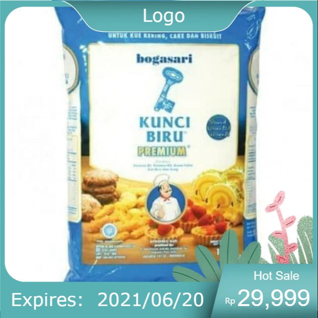 

TEPUNG TERIGU KUNCI BIRU 1 kg PREMIUM