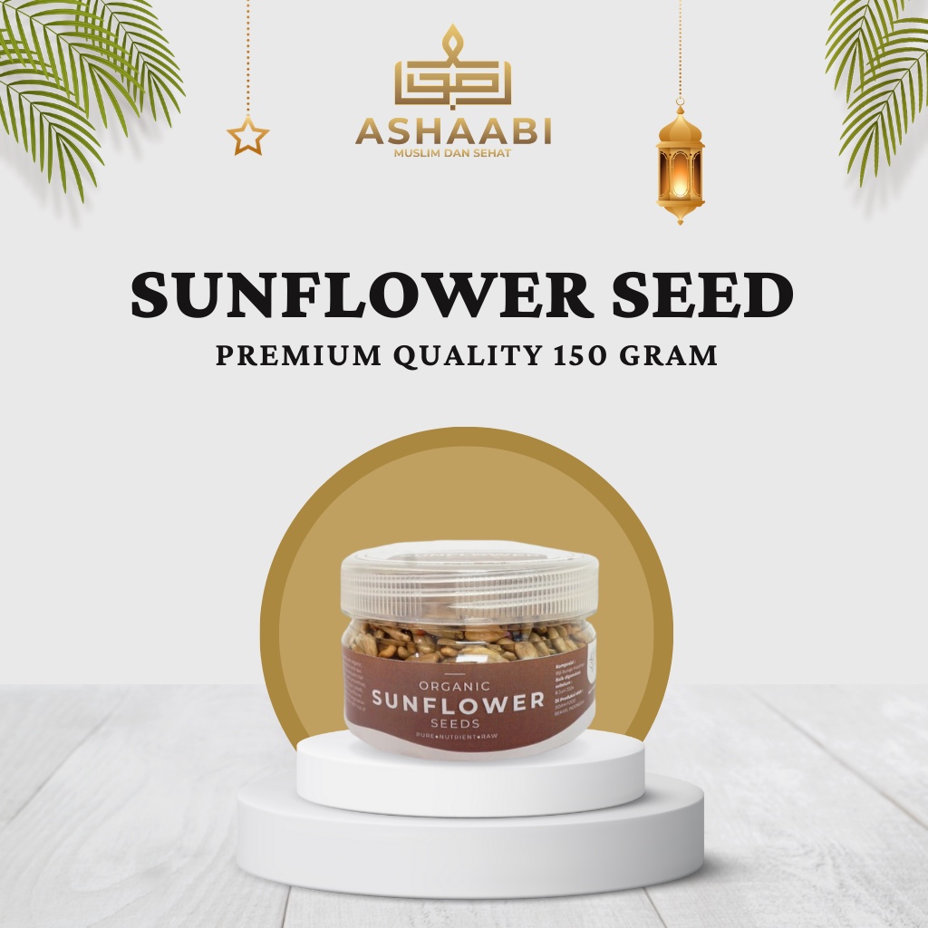 

Sunflower seed kuaci 150gr premium ORGANIK panggang biji bunga matahari kacang kuaci kupas kwaci rebo putih snack sehat diet seed oven