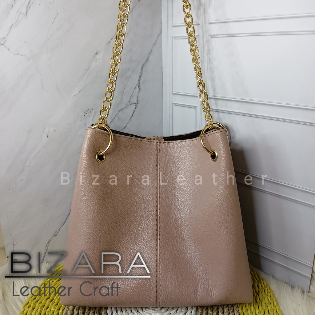 {SIZE XL} TAS KULIT SAPI ASLI / TAS WANITA/TAS KULIT GARUT