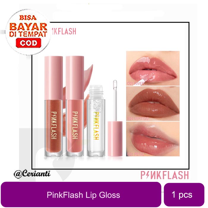 PINKFLASH Lasting Glossy Lipgloss | Lip Gloss | Pink Flash_Cerianti