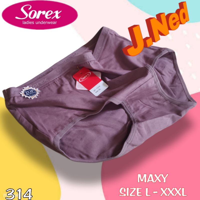 J314 CELANA DALAM WANITA SOREX CD WANITA SOREX L -  XXXL MAXY HARGA SATUAN