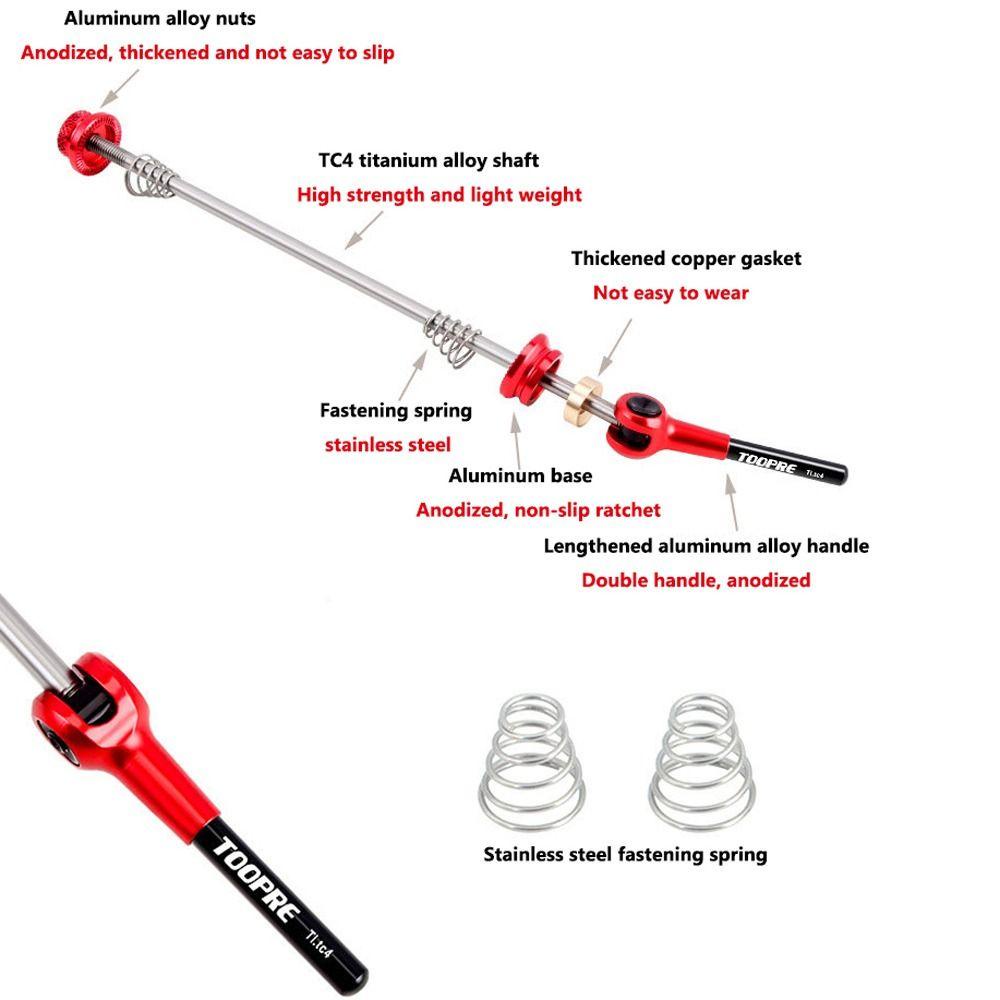 Lanfy Sepeda Quick Release Tusuk Aksesoris Sepeda Tusuk Cepat Bersepeda Hub Roda Hub Tusuk