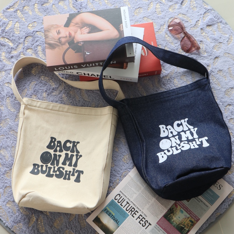 SPNB Tote bag Resleting Kuliah Pria Wanita Bucket Bullsht