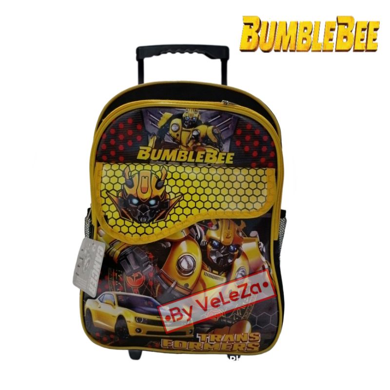 Tas ransel troli anak laki-laki sekolah SD karakter