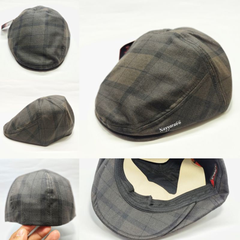 flat cap hat kotak2 / topi kodok / topi copet / topi pelukis /topi sutradara/ topi pria wanita