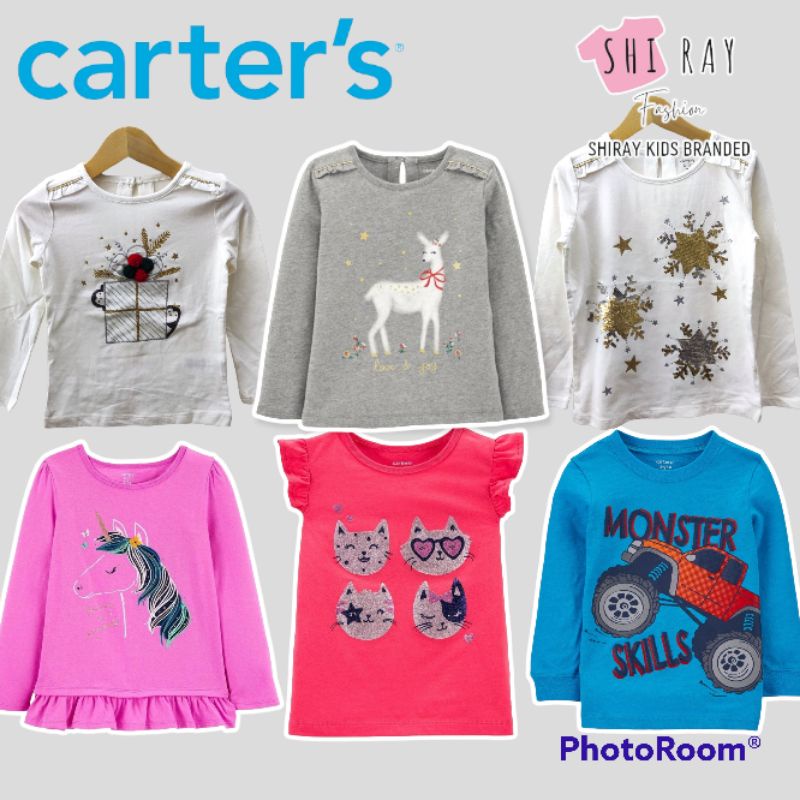 kaos anak carter / kaos anak branded SALE B Grade / kaos anak lengan panjang / kaos