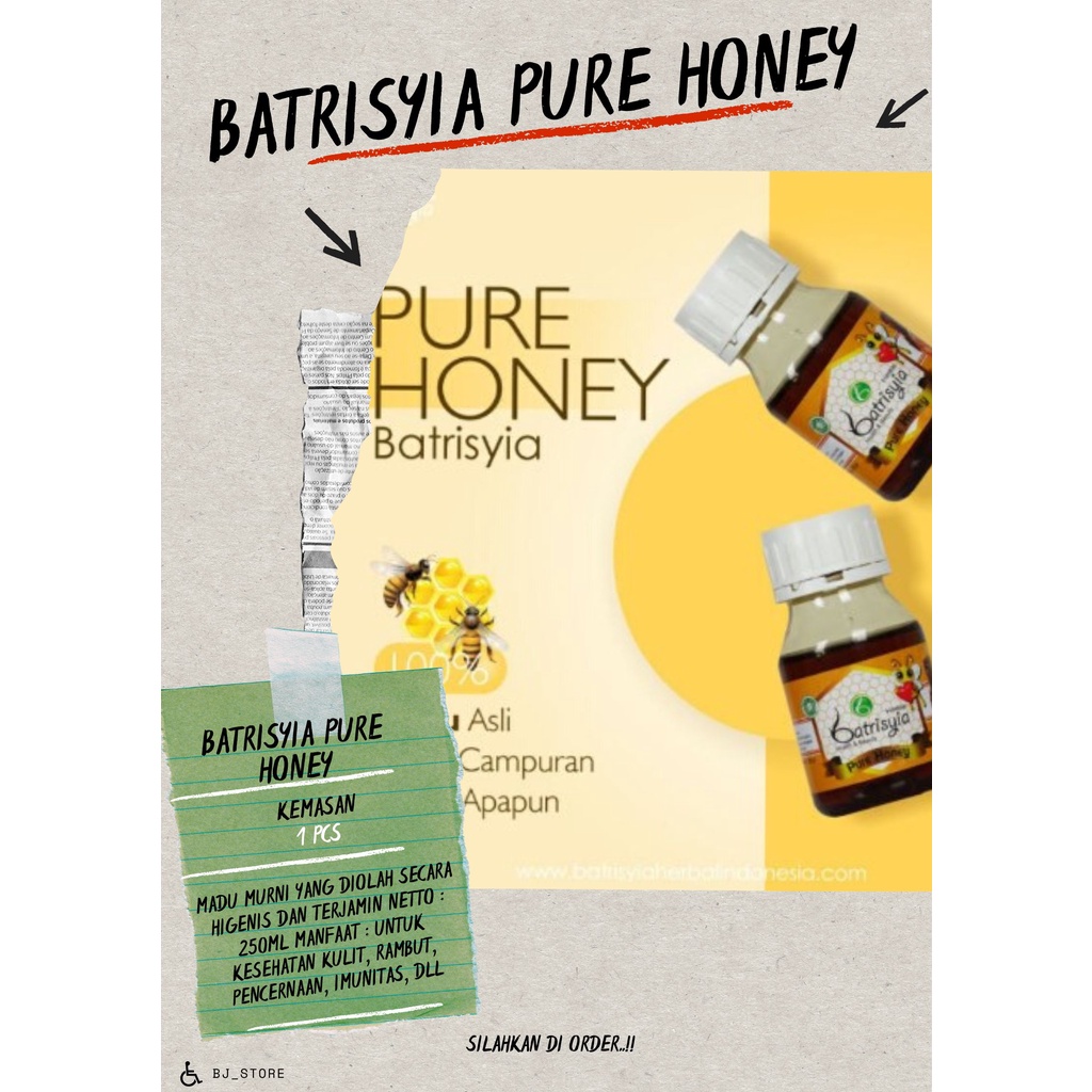 

[[⚡PROMO⚡]]✅ ❤Madu Murni BATRISYIA||Pure Honey Batrisyia Herbal||Batrisyia Pure Honey