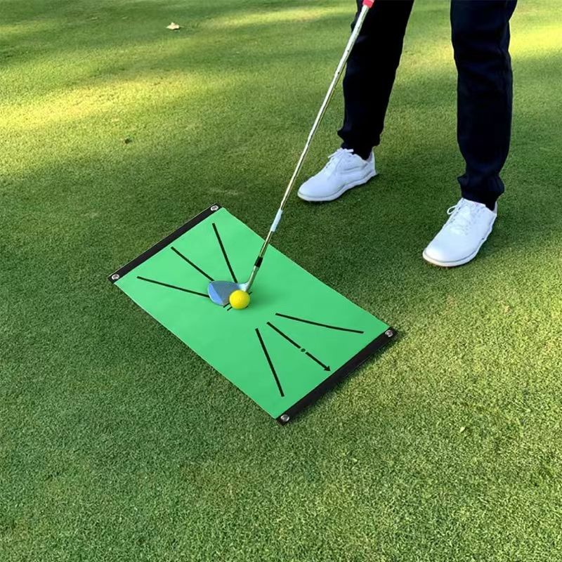 Matras Latihan Golf Alat Bantu Latihan Pukulan Foldable Golf Matras Lipat Untuk Latihan Pukulan Golf