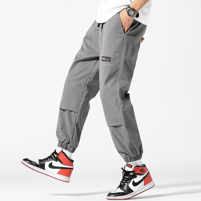 Celana Pria Celana Panjang Olahraga Casual Santai Sporty Saku Ritsleting Fashion Pants